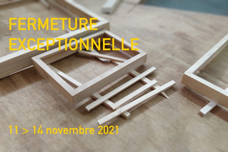 Fermeture exceptionnelle / 11>14 novembre 2021 - MilleFeuilles